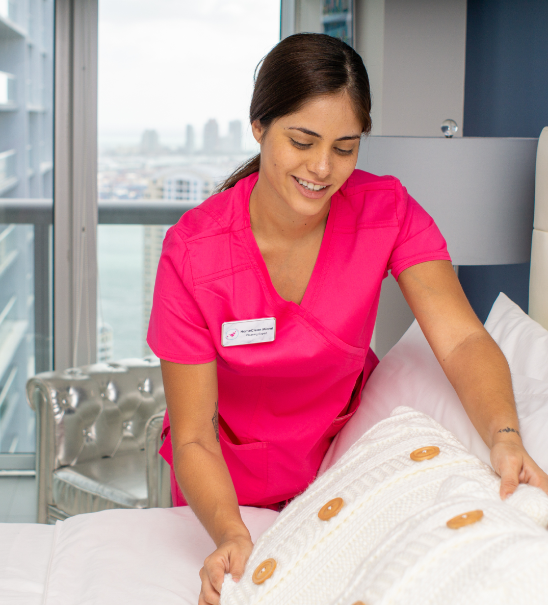 Cleaning service worker